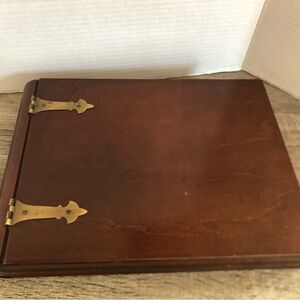 Vtg Bombay Company Solid Wood Box